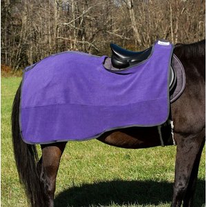 TuffRider Quarter Fleece Horse Sheet, Deep Wistera with Periscope Trim