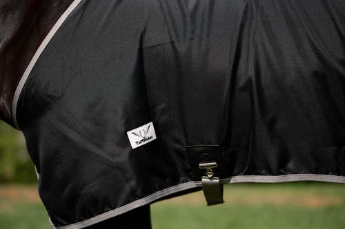 Show full view: TuffRider Shelter Closed Front Horse Stable Sheet, Black/Grey, 70-in slide 2 of 5