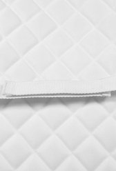 TuffRider Sherpa Fleece Trimmed Shaped Horse Saddle Pad, White slide 2 of 8