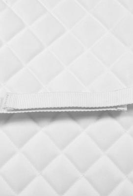 Show full view: TuffRider Sherpa Fleece Trimmed Shaped Horse Saddle Pad, White slide 7 of 8