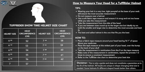 Show full view: TuffRider Show Time Protective Head Gear Horse Riding Helmet, 7.375 slide 6 of 6