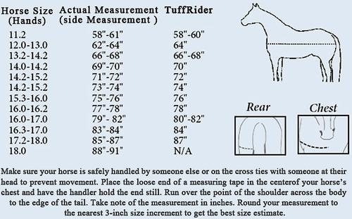 Show full view: TuffRider Sport Mesh Combo Neck Horse Fly Sheet, Sage/Tree Top, 81-in slide 2 of 3