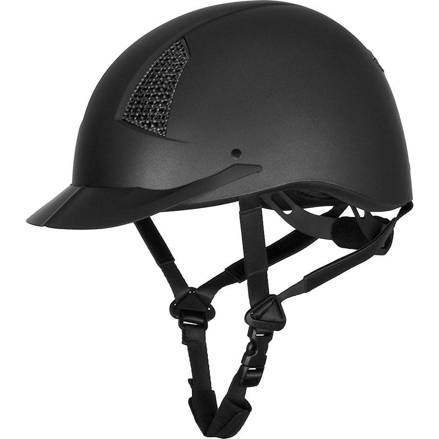TuffRider Starter Carbon Fiber Grill Horse Riding Helmet, Medium