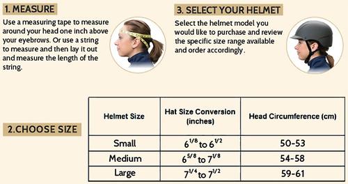 Show full view: TuffRider Starter Carbon Fiber Grill Horse Riding Helmet, Medium slide 2 of 6