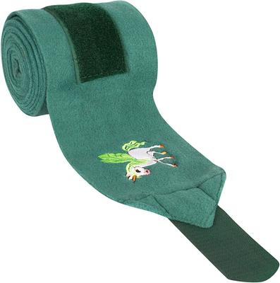 Show full view: TuffRider Unicorn Fleece Polo Horse Wraps, Hunter slide 2 of 2