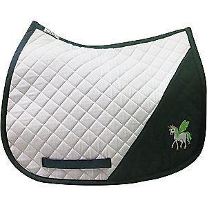 TuffRider Unicorn Pony Horse Saddle Pad, White/Hunter