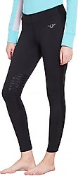 TuffRider Ventilated Schooling Ladies Tights, Black, Medium