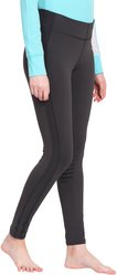 TuffRider Ventilated Schooling Ladies Tights, Charcoal, X-Large