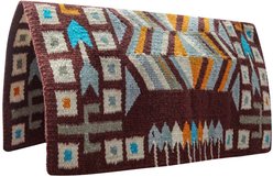 TuffRider Western Woven Saddle Blanket, Laramie, 34 x 38-in