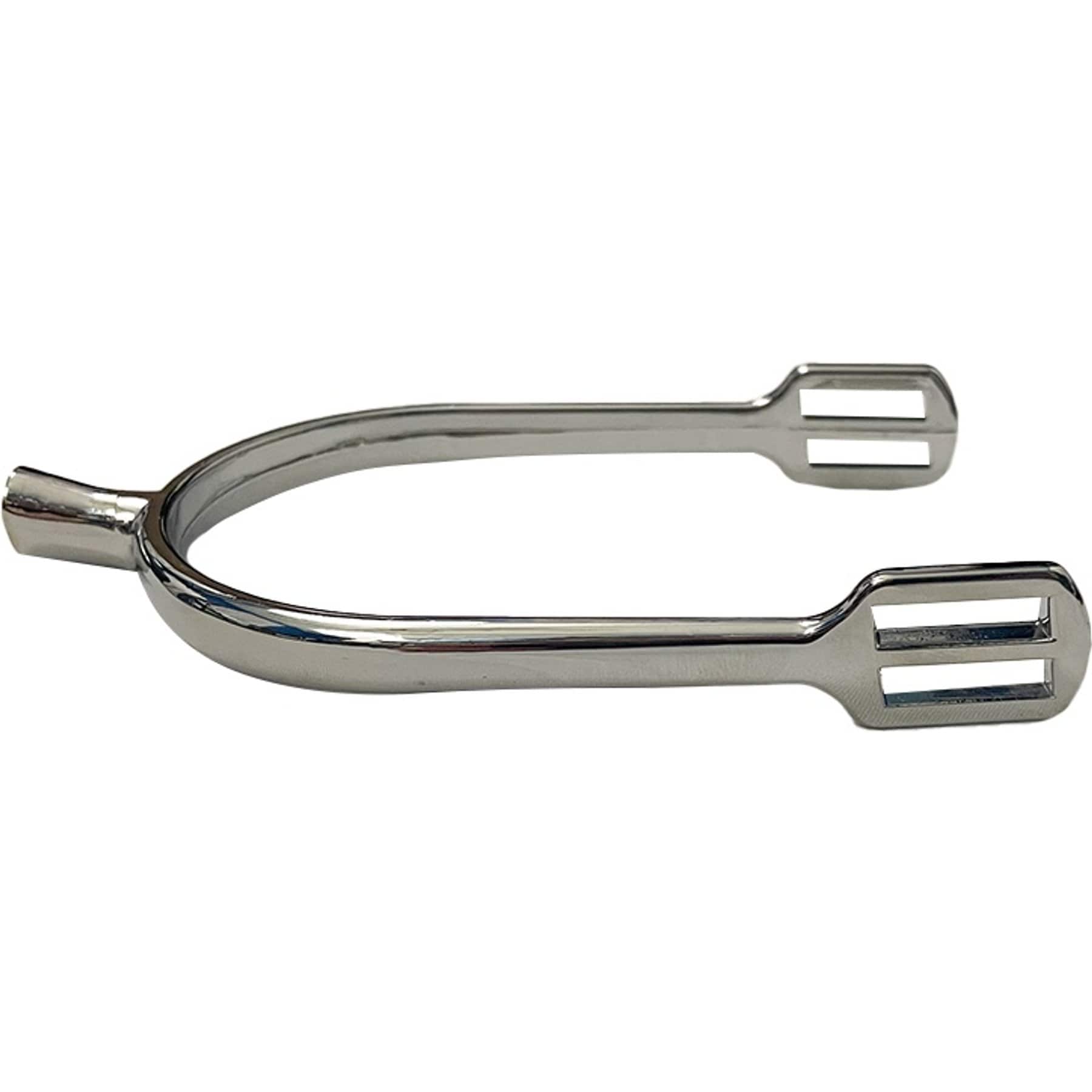 TuffRider Women's Prince of Wales Horse Spurs, Silver, 15-in