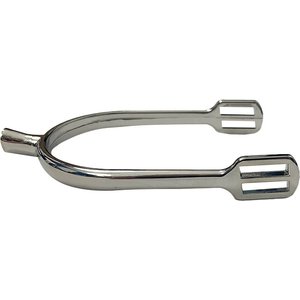 TuffRider Women's Prince of Wales Horse Spurs, Silver, 15-in
