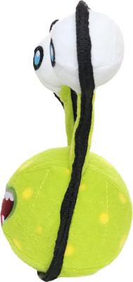 Show full view: Tuffy's Alien Ball Green 2eye Squeaky Plush Dog Toy, Green slide 3 of 5