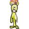 Show in main carousel: Tuffy's Alien G6 Plush Dog Toy, Green slide 5 of 7