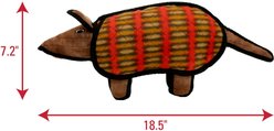 Tuffy's Arnie the Armadillo Plush Dog Toy slide 2 of 6