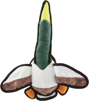 Show full view: Tuffy's Barnyard Duck Squeaky Plush Dog Toy slide 5 of 10