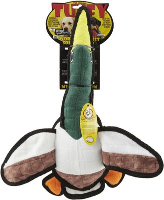 Show full view: Tuffy's Barnyard Duck Squeaky Plush Dog Toy slide 6 of 10