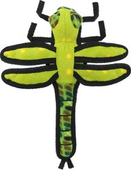 Tuffy's Bug Dragonfly Squeaky Plush Dog Toy, Green
