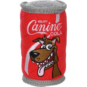 Tuffy's Canine Cola Durable Squeaky Dog Toy