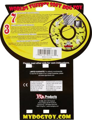 Show full view: Tuffy's Desert Phrog Plush Dog Toy slide 8 of 11