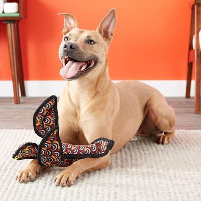 Show full view: Tuffy's Desert Vulture Squeaky Plush Dog Toy, Regular slide 4 of 6