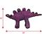 Show in main carousel: Tuffy's Dinosaur Stegosaurus Squeaky Plush Dog Toy slide 3 of 12