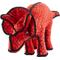 Show in main carousel: Tuffy's Dinosaur Triceratops Plush Dog Toy slide 5 of 9