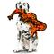 Show in main carousel: Tuffy's Dragon Plush Dog Toy, Orange slide 3 of 9
