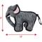 Show in main carousel: Tuffy's Emery Elephant Plush Dog Toy, Jr slide 3 of 10