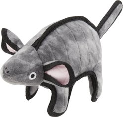 Tuffy's Gray Mouse Mo Plush Dog Toy