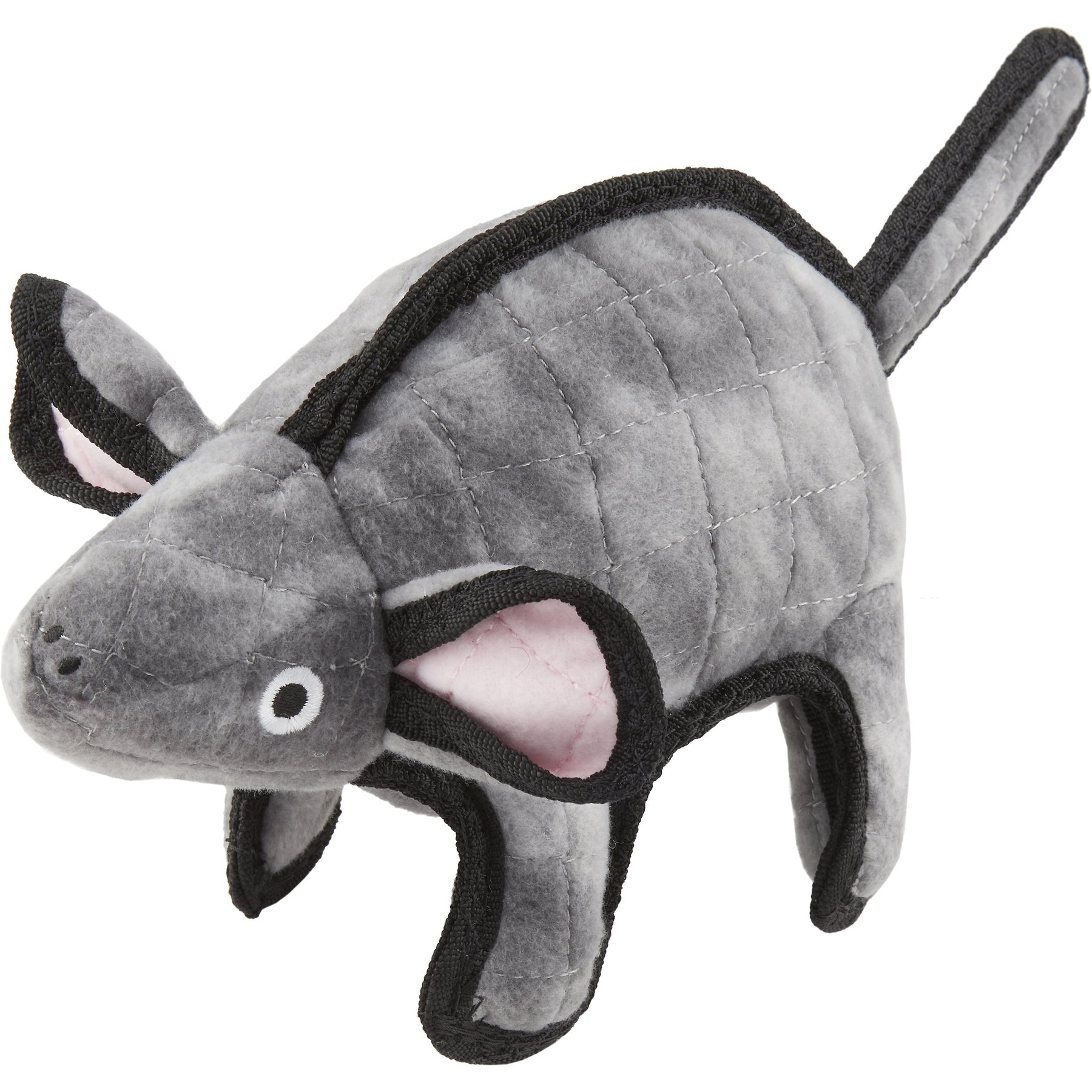 Tuffy's Gray Mouse Mo Dog Toy