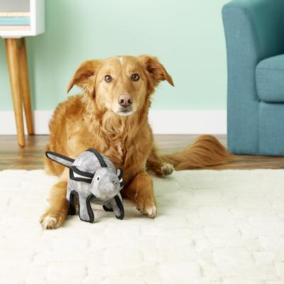 Show full view: Tuffy's Gray Mouse Mo Plush Dog Toy slide 4 of 11