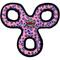 Show in main carousel: Tuffy's Jr 3WayTug Squeaky Plush Dog Toy, Pink Leopard slide 1 of 8
