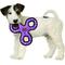 Show in main carousel: Tuffy's Jr 3WayTug Squeaky Plush Dog Toy, Pink Leopard slide 3 of 8