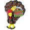 Show in main carousel: Tuffy's Jr Barnyard Turkey Squeaky Plush Dog Toy slide 7 of 9