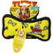 Show in main carousel: Tuffy's Jr Bone Squeaky Plush Dog Toy, Yellow slide 4 of 5