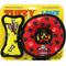 Show in main carousel: Tuffy's Jr Bone, Yellow & Jr Ring, Red Plush Dog Toys, 2 count slide 1 of 9