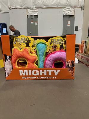 Show full view: Tuffy's Jr Bone, Yellow & Jr Ring, Red Plush Dog Toys, 2 count slide 8 of 9