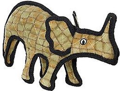 Tuffy's Jr Dinosaur Moosasaurus Plush Dog Toy, Brown