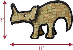 Tuffy's Jr Dinosaur Moosasaurus Plush Dog Toy, Brown slide 2 of 6