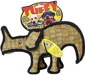 Show full view: Tuffy's Jr Dinosaur Moosasaurus Plush Dog Toy, Brown slide 6 of 8