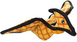 Tuffy's Jr Dinosaur Pterodactyl Squeaky Plush Dog Toy, Orange