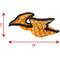 Show in main carousel: Tuffy's Jr Dinosaur Pterodactyl Squeaky Plush Dog Toy, Orange slide 2 of 8