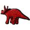Show in main carousel: Tuffy's Jr Dinosaur Triceratops Plush Dog Toy, Red slide 5 of 8