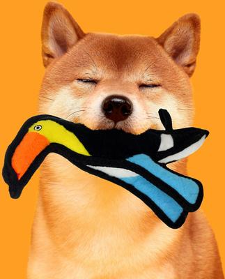 Show full view: Tuffy's Jr Zoo Toucan Plush Dog Toy slide 3 of 8