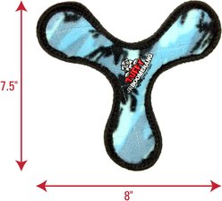 Tuffy's Junior Bowmerang Squeaky Plush Dog Toy, Camo Blue slide 2 of 5