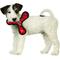 Show in main carousel: Tuffy's Junior Bowmerang Squeaky Plush Dog Toy, Red Paws slide 3 of 10
