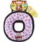 Show in main carousel: Tuffy's Junior Ring Squeaky Plush Dog Toy, Pink Leopard slide 6 of 9