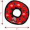 Show in main carousel: Tuffy's Junior Ring Squeaky Plush Dog Toy, Red Paws slide 2 of 9