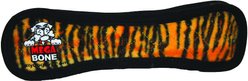 Tuffy's Mega Bone Squeaky Plush Dog Toy, Tiger