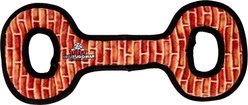 Tuffy's Mega Tug Oval Squeaky Plush Dog Toy, Brick